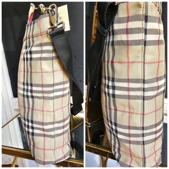 Authentic BURBERRY Artie Vintage Check Tote Bag - Picture 5 of 12